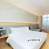 Móveis de Hotel para Todas as Estações 4.0 Quarto Padrão Conjunto Completo Cama Específica de Hotel Base da Cama Tela de Cama de Apartamento Armário de Chá Mesinha de Cabeceira Reformada