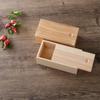 Caja de Almacenamiento de Escritorio de Madera Caja de Regalo Juego de Té Caja de Regalo de Madera Tapa Deslizante Caja de Madera Maciza Caja de Almacenamiento Retro Caja de Té