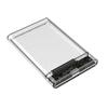 Caja transparente tipo C 3.1 para disco duro portátil de 3.1 pulgadas SSD de estado sólido mecánico, caja de disco duro móvil USB