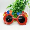 Gafas de Cumpleaños Libro Rojo Pequeño Tono de Sacudida Misma Fiesta Divertidos Accesorios para Fotos Decoración de Pastel para Hornear Diosa Selfie