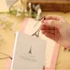 Marcadores de Livro Metálicos Personalizados de Marcos Mundiais, Artesanato de Gravação Vazada, Design Arquitetônico, Presentes Comemorativos Culturais e Criativos