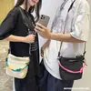 Bolso de Hombro Pequeño de Marca de Moda para Niños Deportes al Aire Libre Montañismo Bolso Cruzado para Teléfono Móvil Estilo Japonés Bolso de Hombro Casual para Viajes Diarios para Mujeres