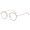 Gafas de Lectura de Marca Bjyx Montura Completa Montura Cuadrada Negocios Ultraligeras Ultra-Claras Color Puro Metal Gama Alta Luz Azul Anti-Reflejo Plano