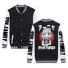 Sudadera deportiva familiar Spy X de Amazon para hombre y mujer con traje de béisbol.