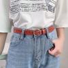 Cinturón estudiante mujer estilo coreano combinable amor agujero completo moda personalidad celebridad de internet mismo estilo cinturón de jeans mujer ins