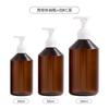Frasco de Shampoo Spot 500ml com Ombro Inclinado Frasco de Loção Corporal Transparente 300ml Frasco Vazio de Gel de Banho para Cuidados Cosméticos