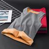 Chal de forro polar moderno para hombre de talla grande para invierno, Camiseta interior sin mangas extragrande, 9XL, Ropa interior cálida sin mangas