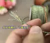 Cuerda de mano tejida con hilo de algodón con adición de oro de 1.8 mm, cuerda para jugar Wen, no elástica, resistente al desgaste, cuerda DIY, borla de bodhi, punta