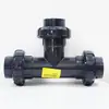 Injetor de Jato Três Vias, Injetor de Água de PVC Rígido, Injetor de Água para Dosagem Química, União Venturi para Mistura Vapor-Líquido, Tubo Resistente a Ácidos e Alcalis