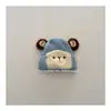 Súper Lindo Osito de Lana Tejida Gorro para Niños y Niñas Bebés Otoño e Invierno Engrosado Cálido Protección para Orejas Gorro Moda Infantil Linda Tendencia
