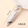 Adaga de Pedra de Cristal Natural Cru Mais Vendida Transfronteiriça, Pedra Crua Polida em Vários Materiais, Peça Decorativa para Mesa de Sala de Estar
