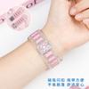 Aurora colorida para reloj inteligente Z9 correa Z7S niños Z10 transparente z6pro hebilla flash D1S