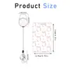 Porta-credencial retráctil con moño transfronterizo, porta-tarjeta de trabajo UV, clip giratorio para credencial, cordón para credencial de fábrica, venta al por mayor