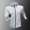 Gabardina deportiva para hombre, cortavientos, impermeable, chaqueta de entrenamiento, running, otoño e invierno, traje impermeable de montañismo, chaqueta con capucha
