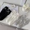 Calcetines Finos de Otoño para Mujer con Encaje de Lazo, Calcetines Transpirables de Media Pantorrilla, Calcetines Tobilleros de Moda al por Mayor
