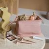 Bolsa de Maquillaje Nube de Doble Capa de Gran Capacidad, Bolsa de Tocador Portátil para Viajes de Negocios, Dividida y Portátil, Almacenamiento Esencial