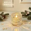 Luz de Vela Transparente de Cristal LED Transfronteriza Forma de Corazón Corona Velita Pequeña Confesión Propuesta Regalo de Navidad Decoración de Ambiente