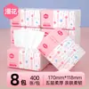 Manhua tissue 400 hojas * 30 paquetes caja completa toallas de papel asequibles tissue facial para el hogar papel higiénico grueso limpio