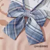 Cuadros Estilo Japonés Cuadros Negros jk Corbata de Lazo Flor Mujer Estilo Preppy Foto de Graduación Camisa con Lazo ins Agua