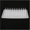 Placa de PCR de 0.1 ml, 96 pocillos, de plástico, plana, placa de PCR de 0.1 ml con falda
