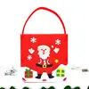Kit de Material DIY Feito à Mão para Presente Infantil Bolsa Tote de Natal Sacola Criativa de Doces para Presente de Feriado para Jardim de Infância