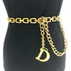 Procesamiento y Personalización de Diversas Cadenas de Cintura Metálicas de Nicho, Accesorios Decorativos de Alta Gama para Vestidos y Cinturones Finos Estilo Chanel para Mujer