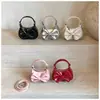 Bolso de Axila Nuevo de Moda para Niños Bolso de Hombro Dulce con Lazo para Niña Pequeña Princesa Bolso Cruzado Mini