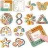 Pegatinas Sensoriales de Descompresión Amazon Transfronterizas Pegatinas Sensoriales para la Ansiedad Alivian el Estrés y Calman Pegatinas con Textura Cóncava y Convexa