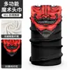 Yiya en stock modelo nuevo capucha de ciclismo jacquard a prueba de viento de cara completa, parasol exterior de color sólido, secado rápido, a prueba de frío y máscara facial cálida