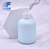 Personalizado 250ml Round Shoulder Bottle Hand Cream Bottle Body Milk Bottle Prensagem Plastic Split PE Shampoo Garrafa Vazia