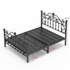 Cama de hierro reforzada, simple y moderna, estilo princesa, de Internet Celebrity, cama doble de 1,8 m, cama individual nórdica con estructura de hierro de 1 m.