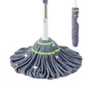 Mopa giratoria grande para limpieza perezosa, uso doméstico, autoescurrido, manos libres, mopa absorbente, doble uso para limpieza en húmedo y en seco