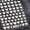 Hierro Nueva Tecnología 5D Fresco Calcomanía de Arte de Uñas Delgada Penetración Relieve Adhesivo Calcomanía de Uñas Joyería de Uñas Que Corazón TS427