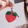 Pronta Entrega Pingente de Bolsa Série Frutas Porta-Moedas Chaveiro de Couro PU Bolsa para Fone de Ouvido Bolsa Pequena e Fofa para Moedas