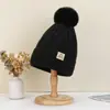 Novo chapéu de lã estilo coreano para mulheres ins japonês doce all-match chapéu pullover estilo equitação à prova de vento forrado com fleece chapéu de tricô para confinamento