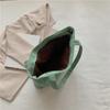 Bolso Tote de Pana Nuevo 2026 para Mujer, Gran Capacidad, Color Sólido, Adecuado para Viajes Diarios y Estudiantes, Bolso de Hombro y de Mano Simple para Mujer
