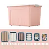 Caixa de Armazenamento Super Grande de Grande Capacidade com Tampa Caixa de Armazenamento de Tamanho Grande Caixa de Armazenamento de Brinquedos Caixa Organizadora de Roupas para Guarda-Roupa