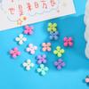 Color de primavera bola de cuatro hojas cuentas de plástico diy accesorios de joyería para crema de joyería pulsera para niños cuentas sueltas tejidas a mano