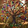 Colgante Acrílico Temu Producto Nuevo Transfronterizo Estilo Bohemio Interior Exterior Decoración Colorida Placa Redonda Acrílica