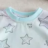 2026 Roupas Infantis Verão Estilo Coreano Estampa Ativa Camiseta de Manga Curta para Meninos e Meninas com Design de Estrela de Cinco Pontas Moda de Verão