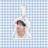 Etiqueta de equipaje de Luo Yunxi colgante para mochila cadena adorno colgante etiqueta colgante periférico mismo estilo de TikTok