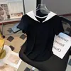 Tiro Real Primavera y Verano Nuevo Sudadera con Capucha de Encaje Cuello en V Manga Corta Camiseta Mujer Plisada Ajustada Adelgazante Dulce Fresco Top Blanco Gris