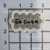 Venta Directa de Fábrica de Etiquetas Tejidas de Dibujos Animados de Línea Especial, Etiquetas Bordadas con Borde Cerrado, Accesorios para Ropa, Decoraciones para Zapatos y Sombreros, y Decoraciones para Bolsas