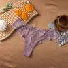 Roupa Íntima de Renda Sexy de Cintura Baixa Transfronteiriça para Mulheres, Puro Desejo, Calcinhas Quentes e Sexy, Roupa Íntima Feminina Leve e Respirável Invisível