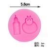 Vendas diretas da fábrica coroa dos desenhos animados cruz ferramentas de hardware bolo molde de silicone aromaterapia gesso molde decoração de vela