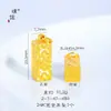 Collar de Barra de Oro Pequeña Brillante Color Oro de 24 Quilates con Efecto Hielo, de Aspecto de Lujo, Similar al de la Tienda de Oro Puzuo, Atrae Riqueza de Todas las Direcciones, Cadena para Clavícula