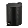 Lixeira redonda pedal comum tampa plana formato diamante 3L 5L tampa plana com apoio de braço lixeira