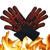Comércio exterior aramid 500 800 graus forno de churrasco luvas de alta temperatura isolamento térmico anti-queimadura Micro-ondas Luvas de Churrasco pronta entrega