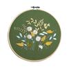 Paquete de Material para Bordado DIY Hecho a Mano Transfronterizo Pintura Colgante Europea de Mariposa y Flor Bordado Lu Hecho a Mano Kit de Costura para Principiantes