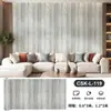 Pegatinas Engrosadas con Grano de Madera, Pegatinas de Pared Autoadhesivas, Pared de Fondo de TV Impermeable y a Prueba de Humedad, Papel Tapiz de Alta Gama, Paneles de Pared de Imitación de Madera Maciza
